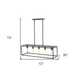 Cobar 5-Light Soil-Rubbed Bronze Island Pendant - Homeroots - Flyclothing LLC