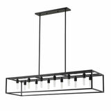 Cobar 12-Light Matte Black Island Pendant - Homeroots - Flyclothing LLC