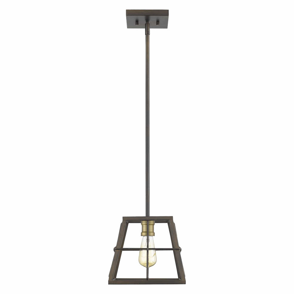 Charley 1-Light Oil-Rubbed Bronze Mini-Pendant - Homeroots - Flyclothing LLC