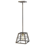 Charley 1-Light Oil-Rubbed Bronze Mini-Pendant - Homeroots - Flyclothing LLC
