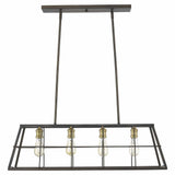 Charley 4-Light Oil-Rubbed Bronze Pendant - Homeroots - Flyclothing LLC