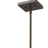 Brooklyn 4-Light Oil-Rubbed Bronze Pendant With Metal Framework Shade - Homeroots - Flyclothing LLC
