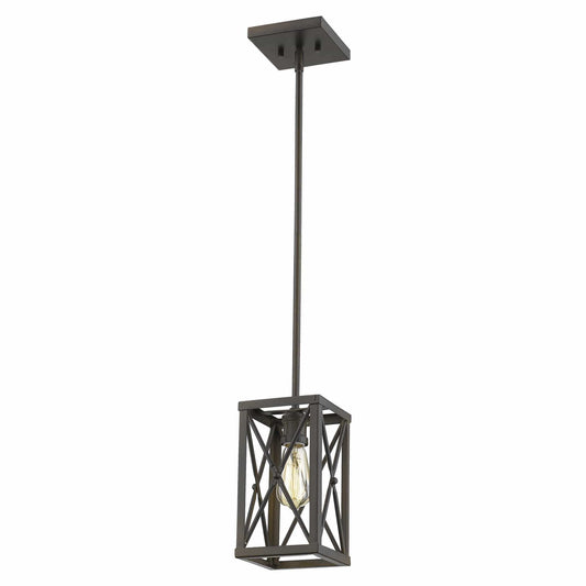 Bronze Metal Geometric Mini Pendant Hanging Light - Homeroots - Flyclothing LLC