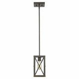 Bronze Metal Geometric Mini Pendant Hanging Light - Homeroots - Flyclothing LLC