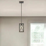 Bronze Metal Geometric Mini Pendant Hanging Light - Homeroots - Flyclothing LLC