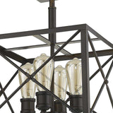 Brooklyn 4-Light Oil-Rubbed Bronze Convertible Pendant - Homeroots - Flyclothing LLC