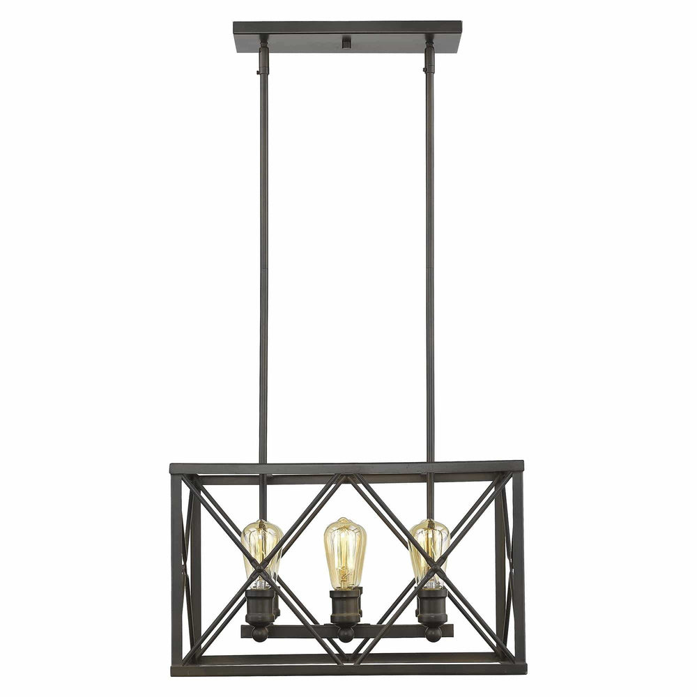 Brooklyn 6-Light Oil-Rubbed Bronze Pendant - Homeroots - Flyclothing LLC