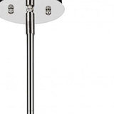 Andrea 5-Light Polished Nickel Drum Pendant With Ivory Hardback Shade - Homeroots - Flyclothing LLC