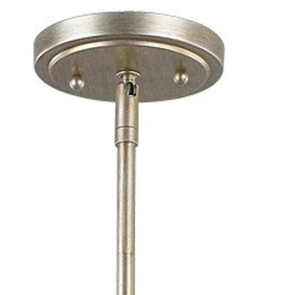 Daria 3-Light Washed Gold Pendant With Washed Gold And White Drum Shade - Homeroots - Flyclothing LLC