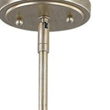 Daria 3-Light Washed Gold Pendant With Washed Gold And White Drum Shade - Homeroots - Flyclothing LLC