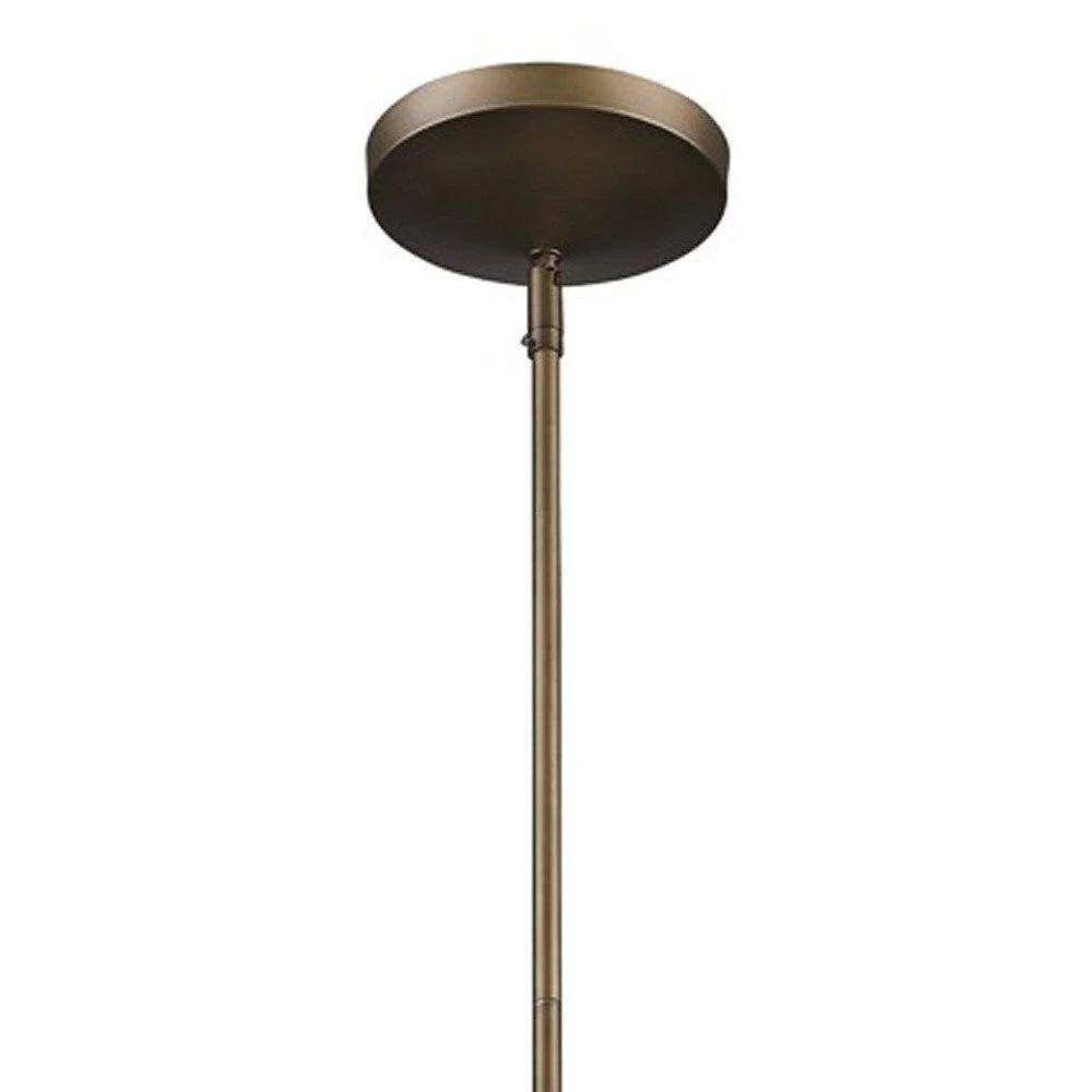 Newport 1-Light Tin Coated Pendant With Raw Brass Interior Shade And Louver - Homeroots - Flyclothing LLC
