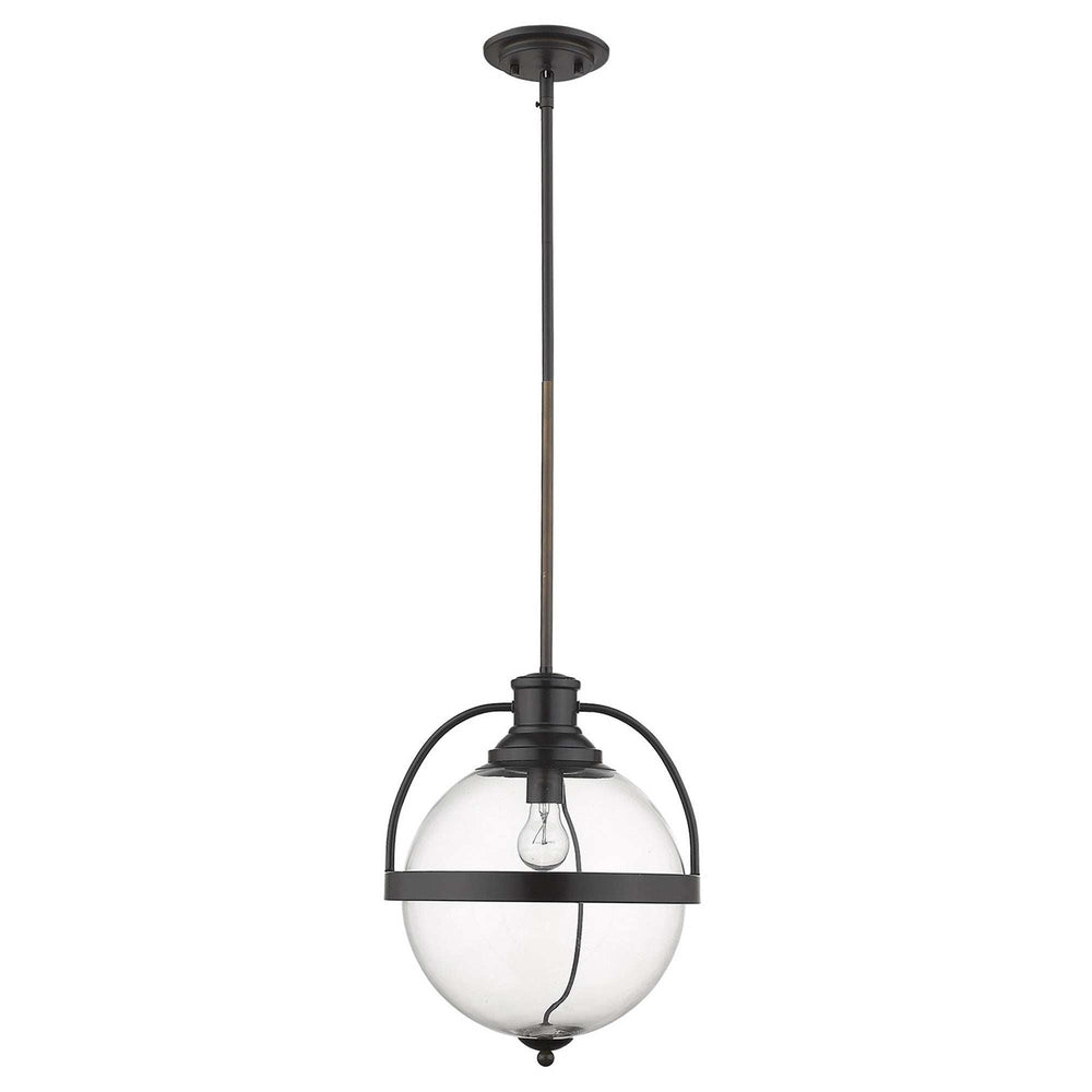Kassian 1-Light Oil-Rubbed Bronze Pendant - Homeroots - Flyclothing LLC