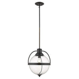Kassian 1-Light Oil-Rubbed Bronze Pendant - Homeroots - Flyclothing LLC