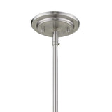 Kassian 1-Light Satin Nickel Pendant - Homeroots - Flyclothing LLC