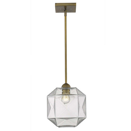 Loft 1-Light Brass Pendant - Homeroots - Flyclothing LLC