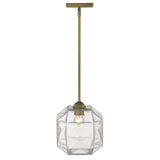 Loft 1-Light Brass Pendant - Homeroots - Flyclothing LLC
