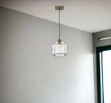 Loft 1-Light Brass Pendant - Homeroots - Flyclothing LLC