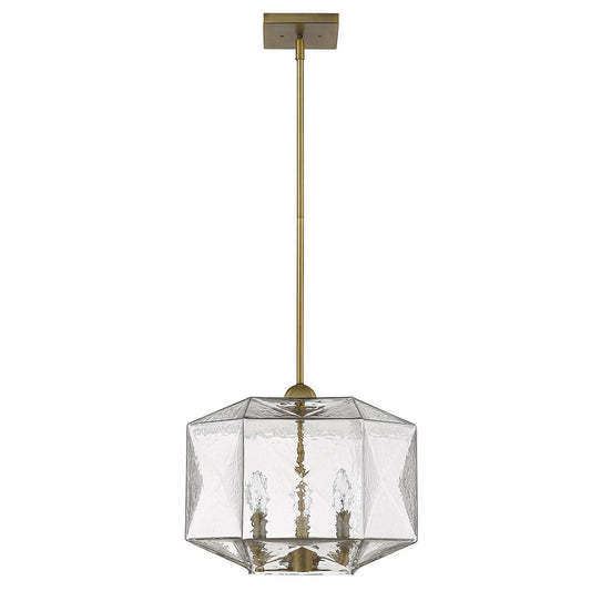 Loft 3-Light Brass Pendant - Homeroots - Flyclothing LLC
