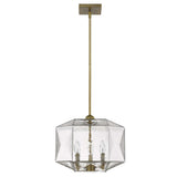 Loft 3-Light Brass Pendant - Homeroots - Flyclothing LLC