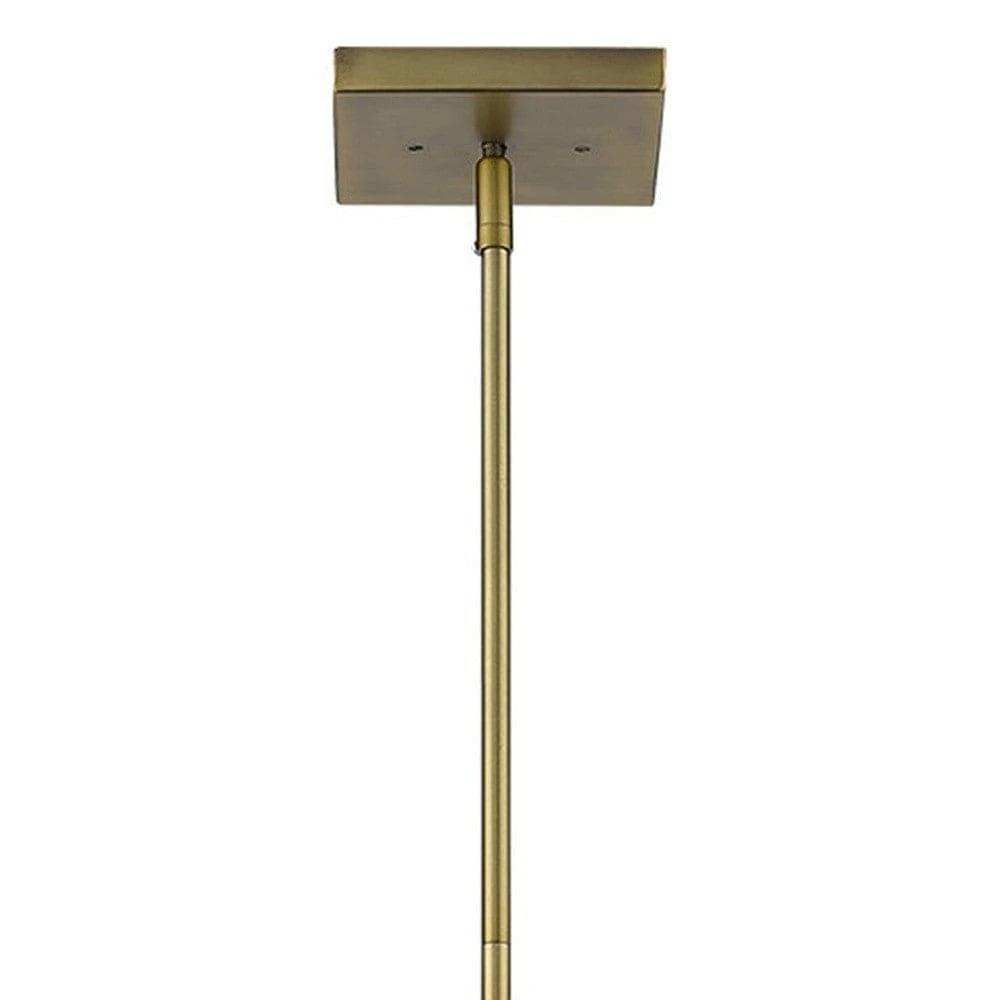 Loft 3-Light Brass Pendant - Homeroots - Flyclothing LLC