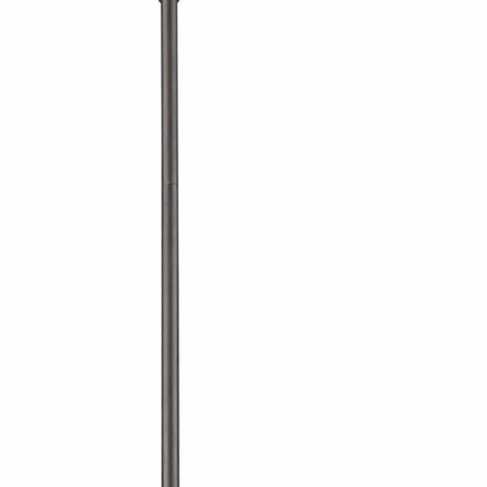 Loft 1-Light Oil-Rubbed Bronze Wire Globe Pendant With Etched Glass Interior Shade - Homeroots - Flyclothing LLC