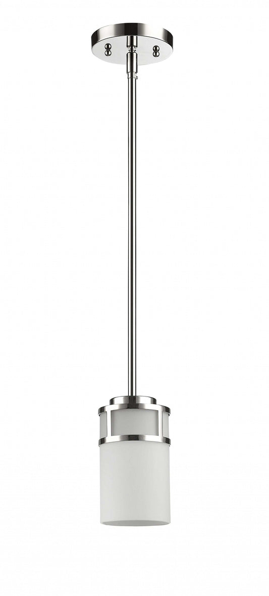 Silver Minimalist Cylindrical Hanging Light - Homeroots - Flyclothing LLC