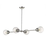 Portsmith 4-Light Polished Nickel Island Pendant - Homeroots - Flyclothing LLC