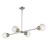 Portsmith 4-Light Polished Nickel Island Pendant - Homeroots - Flyclothing LLC