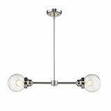 Portsmith 2-Light Polished Nickel Island Pendant - Homeroots - Flyclothing LLC