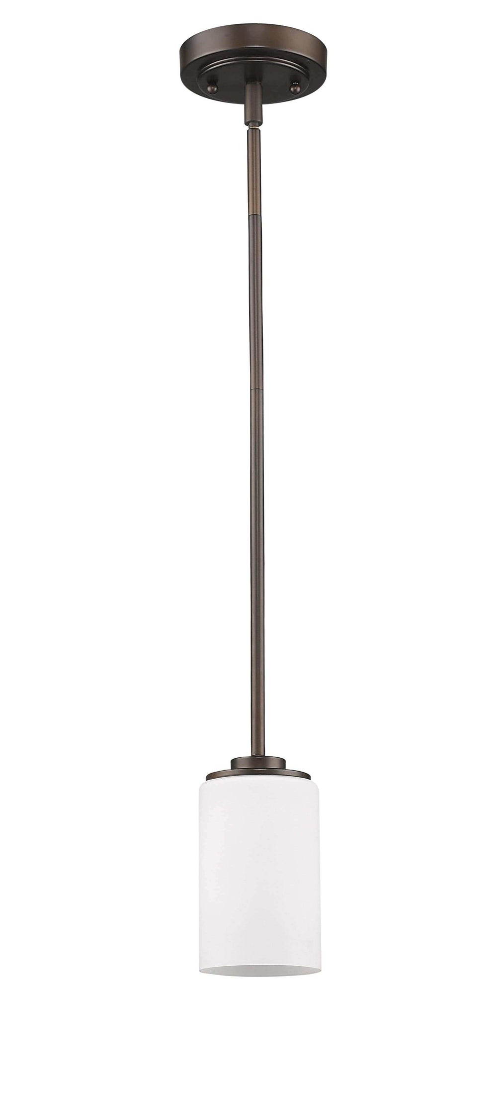 Bronze Frosted Glass Hanging Light - Homeroots - Flyclothing LLC