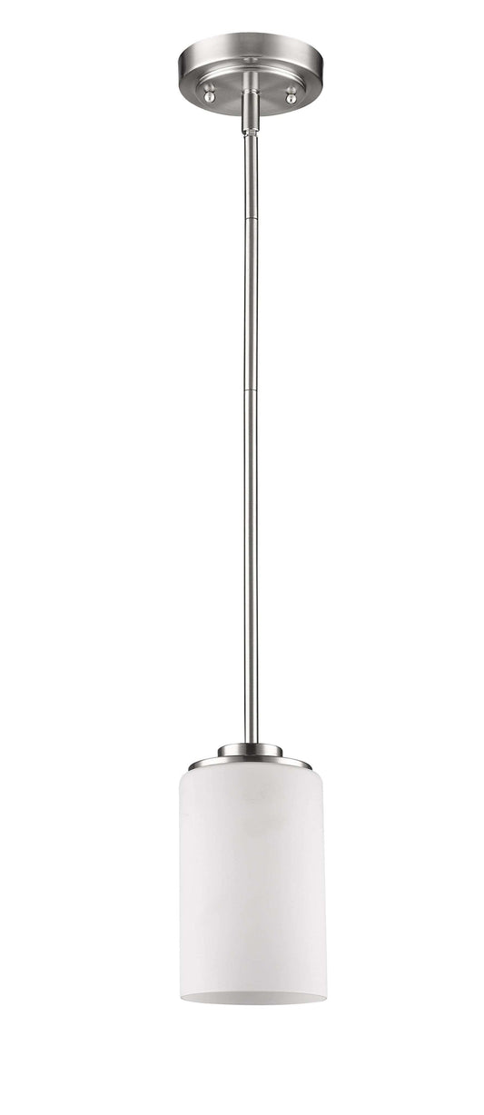 Silver Frosted Glass Hanging Light - Homeroots - Flyclothing LLC