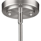 Silver Frosted Glass Hanging Light - Homeroots - Flyclothing LLC