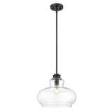 Torrel 1-Light Matte Black Pendant - Homeroots - Flyclothing LLC