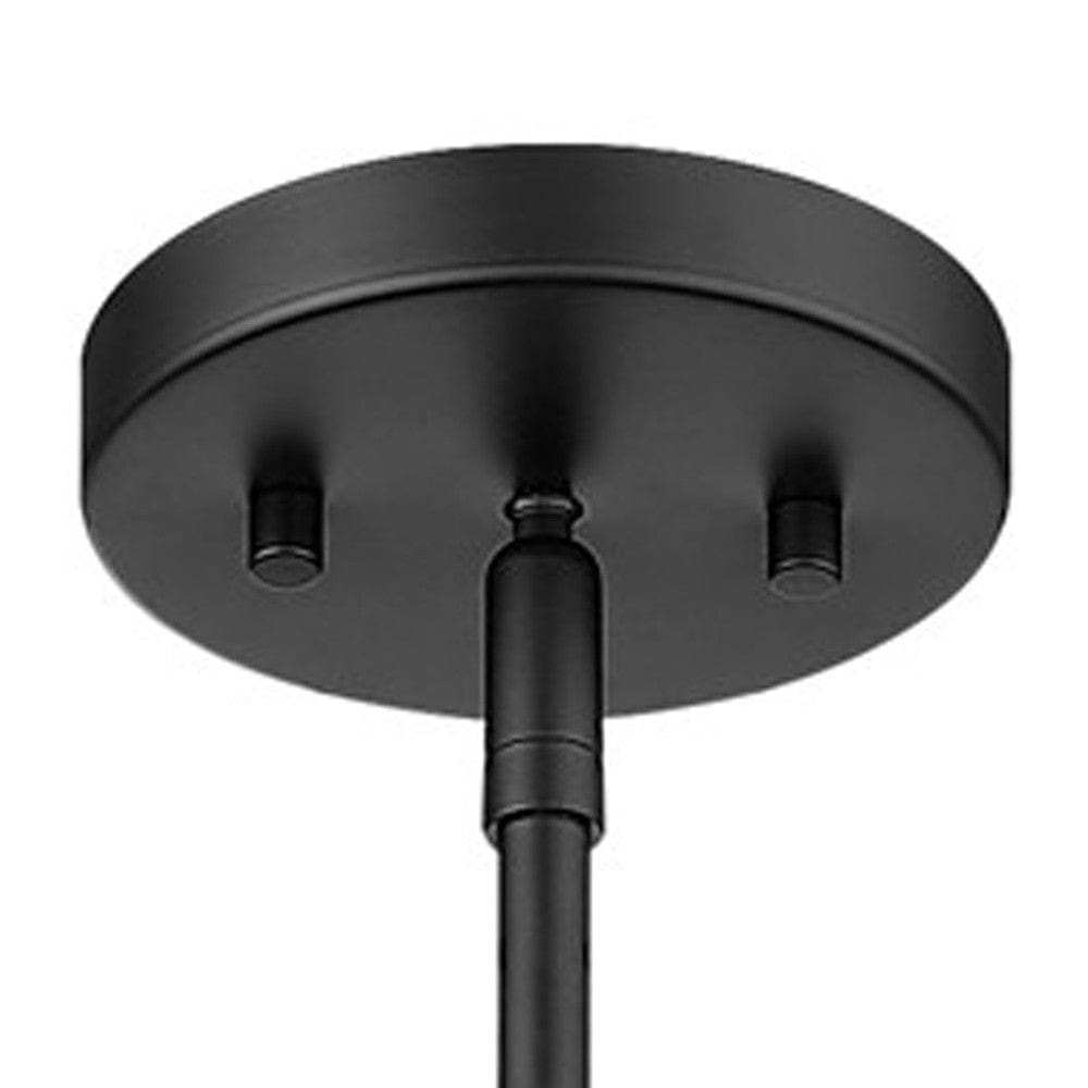 Torrel 1-Light Matte Black Pendant - Homeroots - Flyclothing LLC