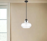 Torrel 1-Light Matte Black Pendant - Homeroots - Flyclothing LLC