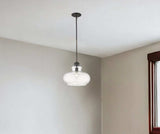 Torrel 1-Light Oil-Rubbed Bronze Pendant - Homeroots - Flyclothing LLC