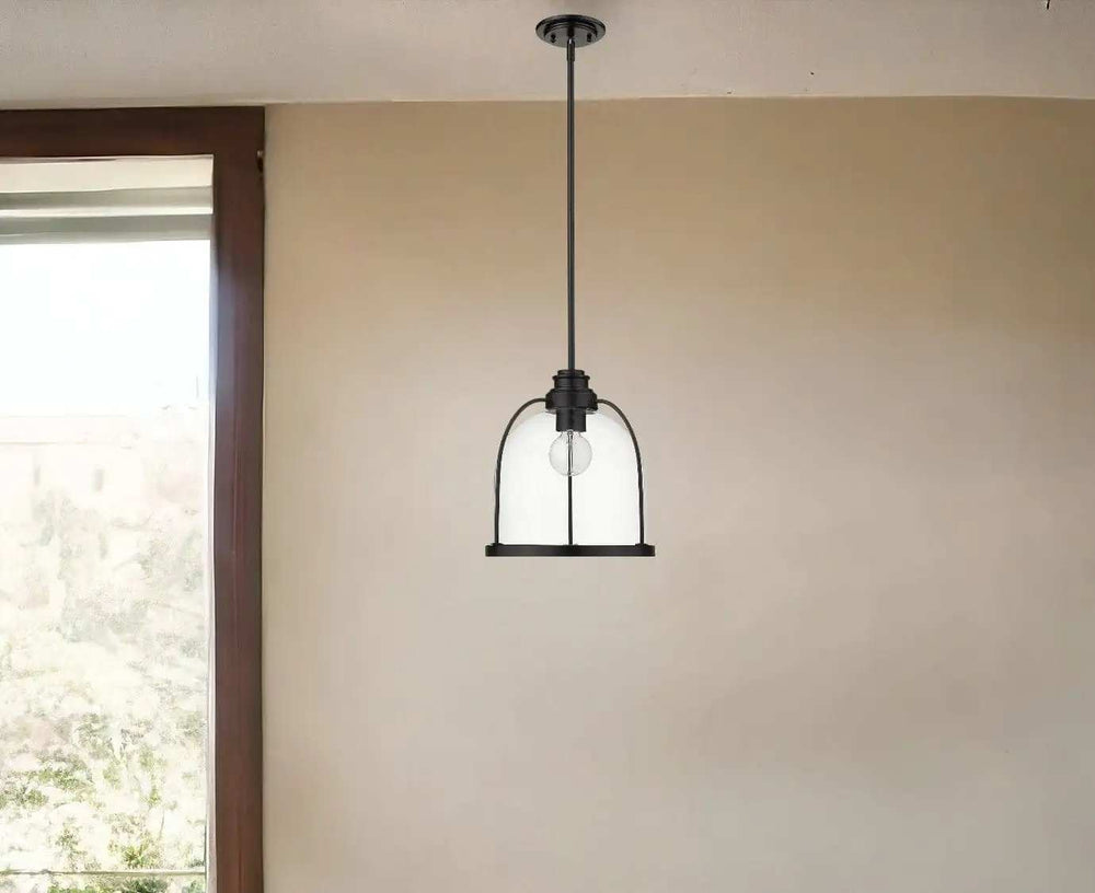 Stanton 1-Light Matte Black Pendant - Homeroots - Flyclothing LLC
