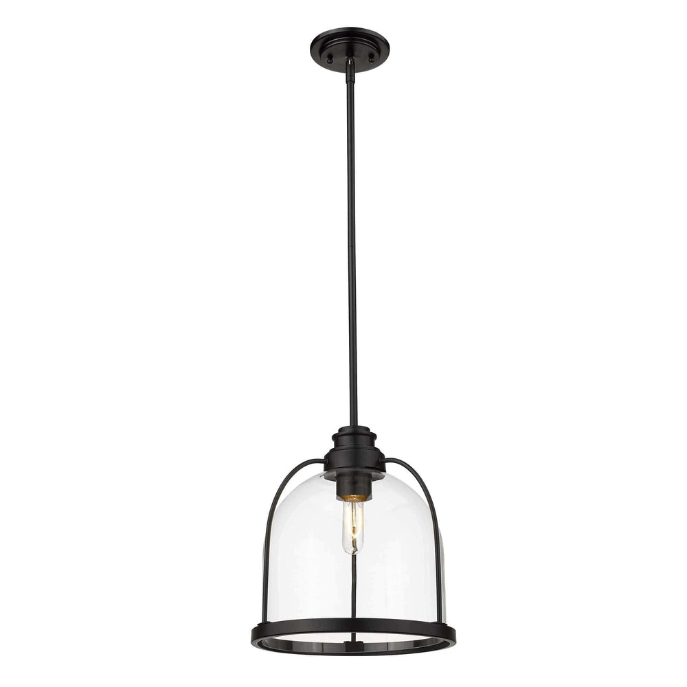 Stanton 1-Light Matte Black Pendant - Homeroots - Flyclothing LLC