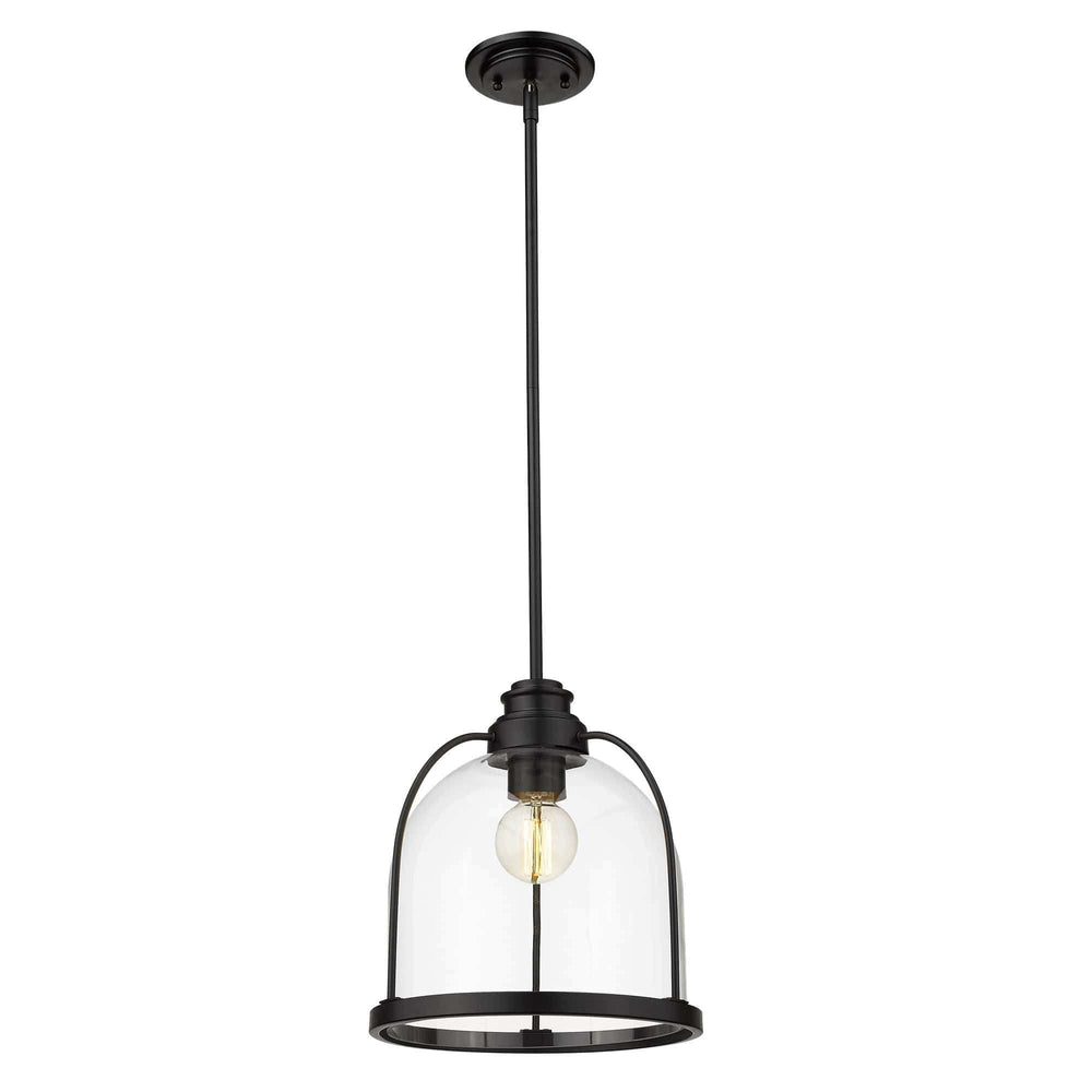 Stanton 1-Light Matte Black Pendant - Homeroots - Flyclothing LLC