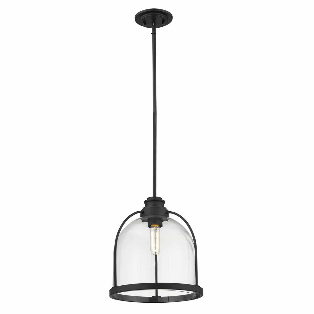 Stanton 1-Light Matte Black Pendant - Homeroots - Flyclothing LLC