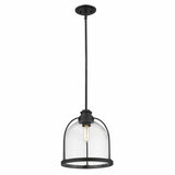 Stanton 1-Light Matte Black Pendant - Homeroots - Flyclothing LLC
