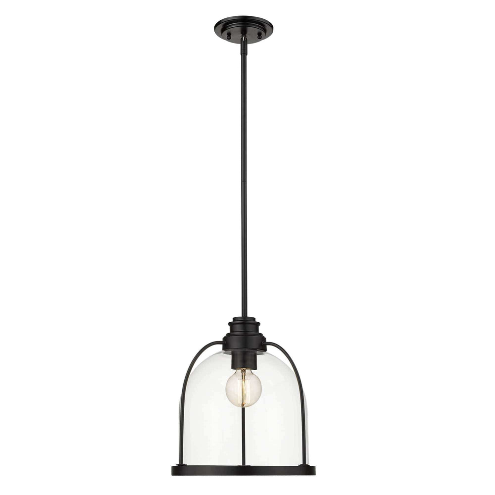 Stanton 1-Light Matte Black Pendant - Homeroots - Flyclothing LLC