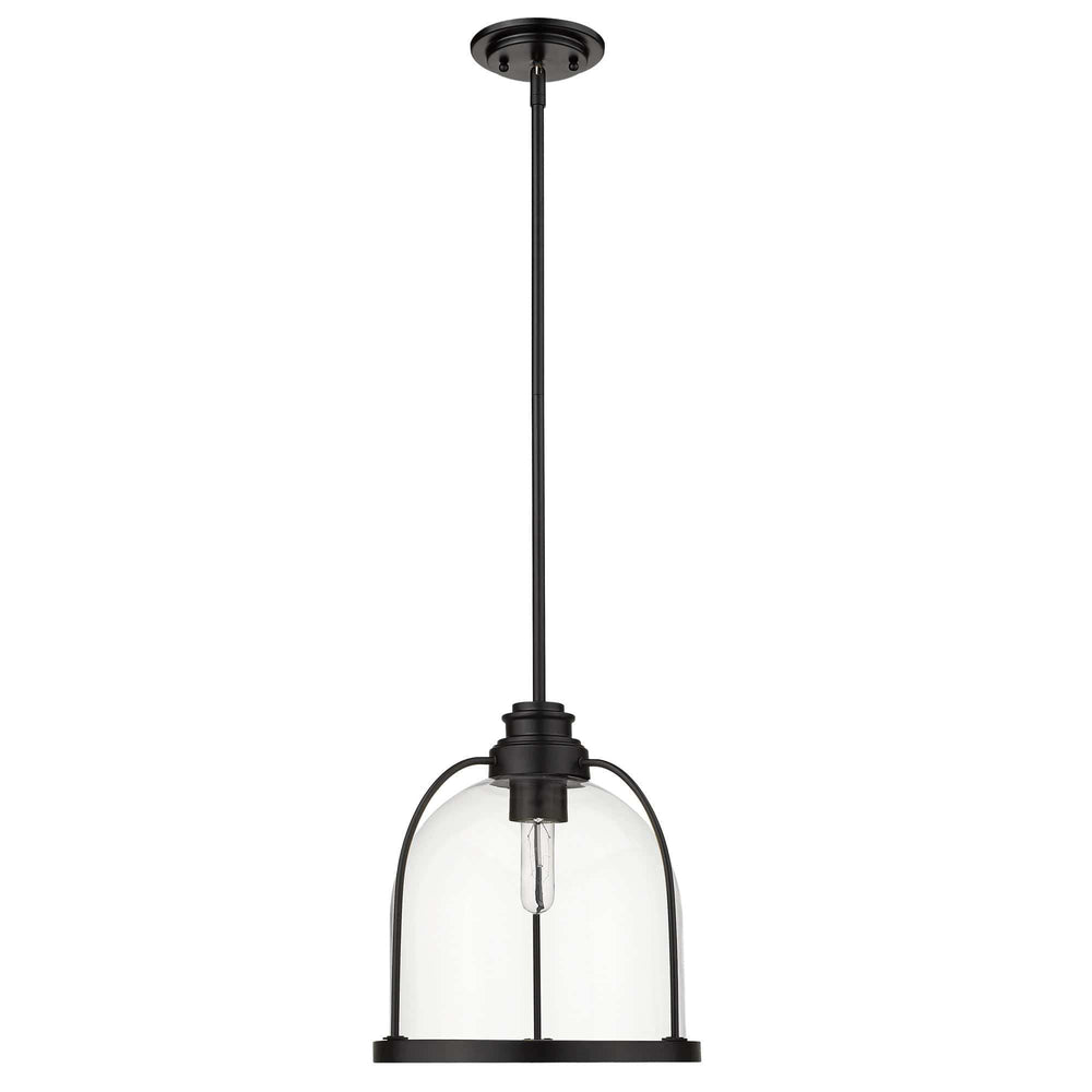 Stanton 1-Light Matte Black Pendant - Homeroots - Flyclothing LLC