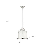 Stanton 1-Light Polished Nickel Pendant - Homeroots - Flyclothing LLC