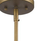 Brushed Gold Metal Cage Hanging Light - Homeroots - Flyclothing LLC