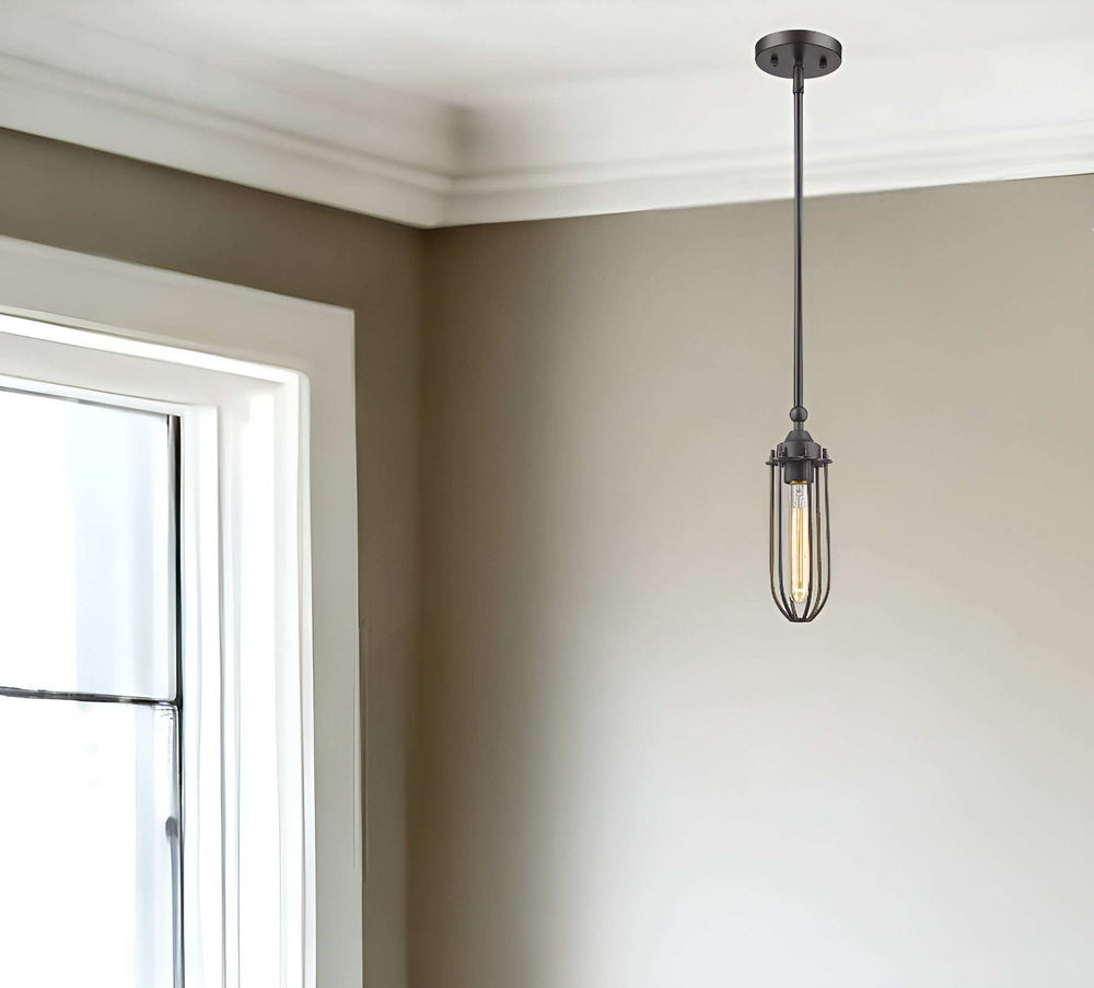 Modern Bronze Mini Pendant Hanging Light - Homeroots - Flyclothing LLC