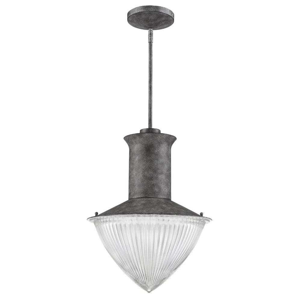 Skylar 1-Light Ash Pendant With Halophane Glass Shade - Homeroots - Flyclothing LLC