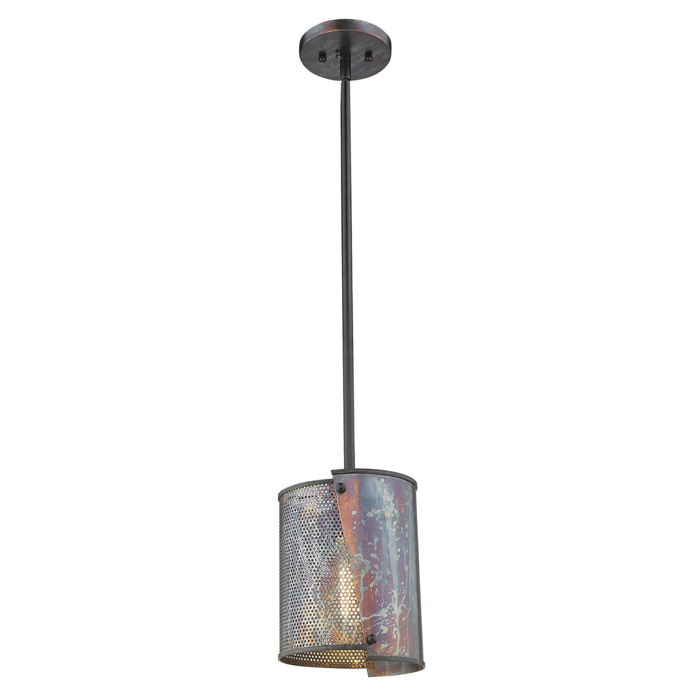 Ryker 1-Light Bronze Patina Pendant - Homeroots - Flyclothing LLC