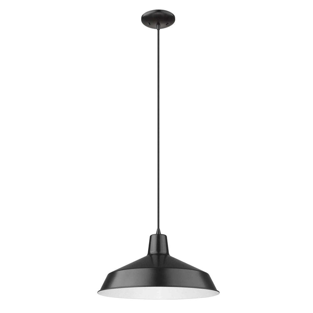 Industrial Matte Black Hanging Light - Homeroots - Flyclothing LLC