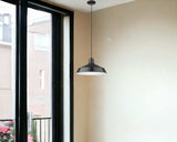 Industrial Matte Black Hanging Light - Homeroots - Flyclothing LLC